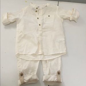 Linen khakis set Brand New 1 1/2-2 years H&M